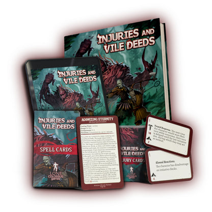 Injuries and Vile Deeds Physical Bundle